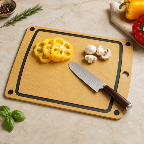 Remica Kitchen Collection wood fiber cutting board for food preparation