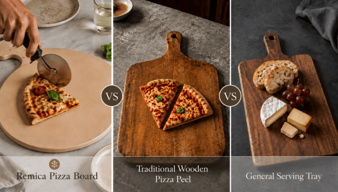 Pizza Board vs Wooden Pizza Peel vs Serving Tray