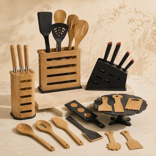 Remica Kitchen Utensils Different-Coordinated Finishes