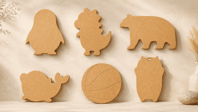 Animal-shape Children Board collection with penguin, bear, dinosaur, whale, owl and round board